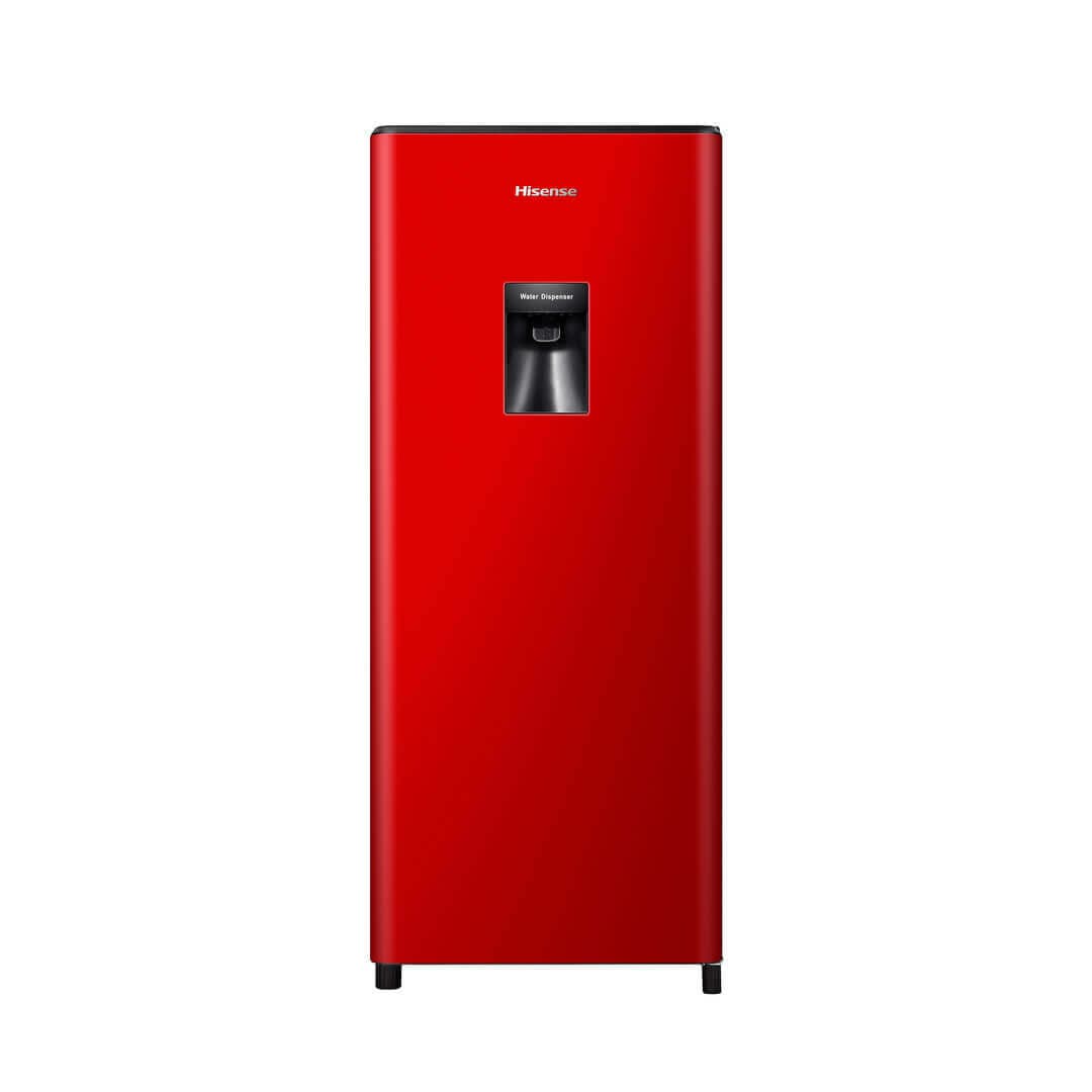 Hisense Red Single Door Fridge 172L - H235RRE-WD