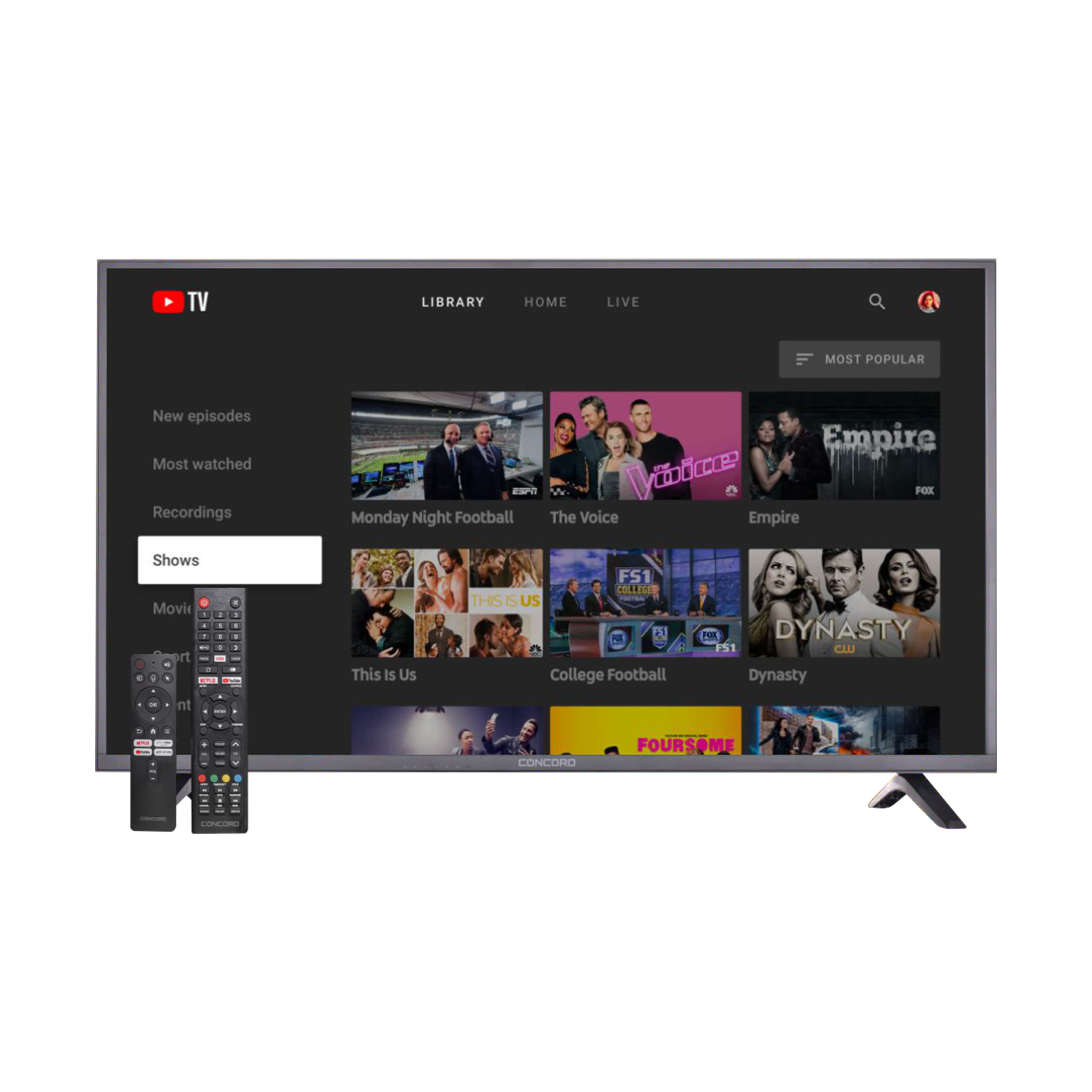 Concord 55" Smart 4K TV