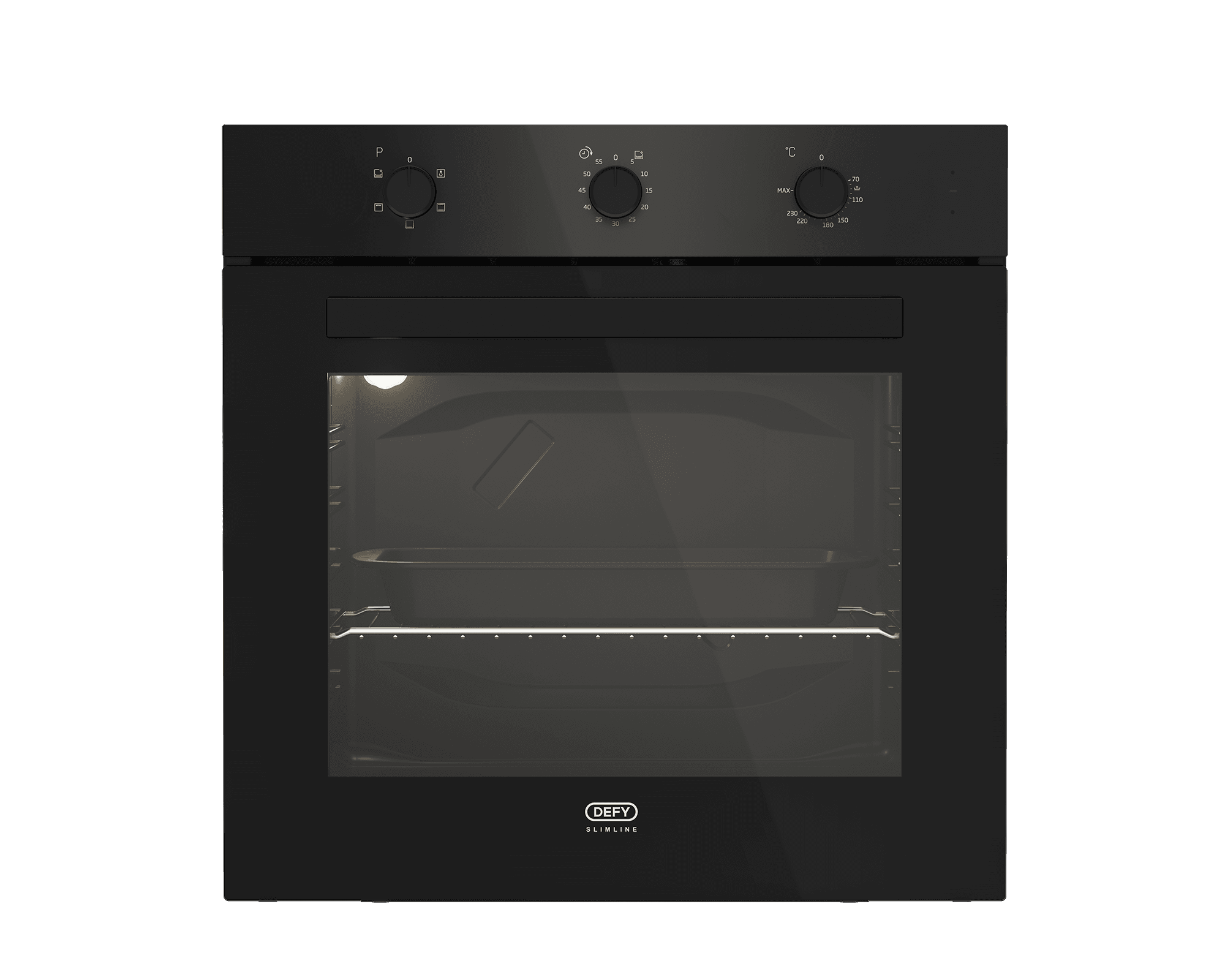 OVEN DEFY SLIMELINE 600 EYE-LEVEL BLACK...
