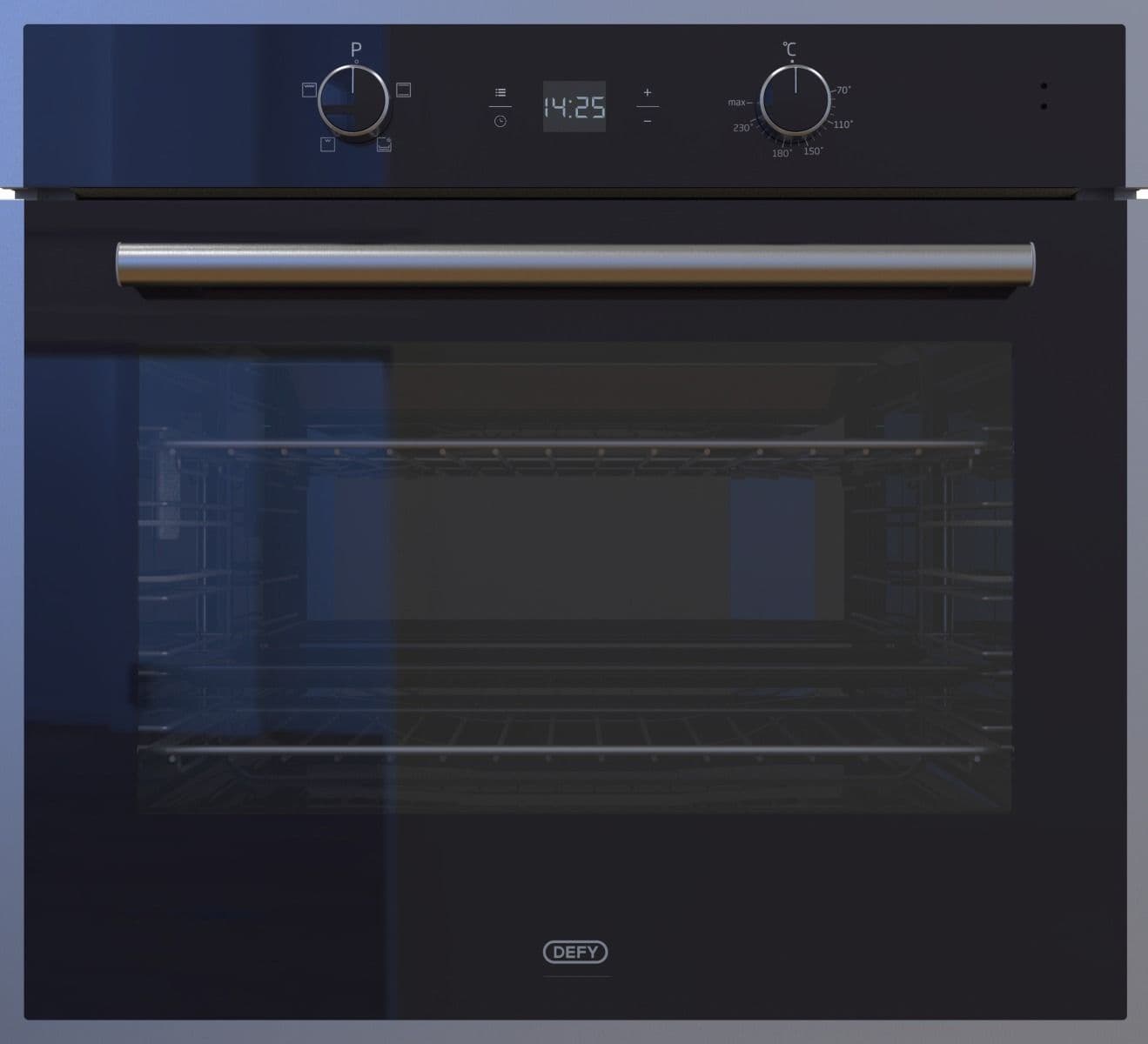 GEMINI STATIC EYE-LEVEL OVEN BLACK...